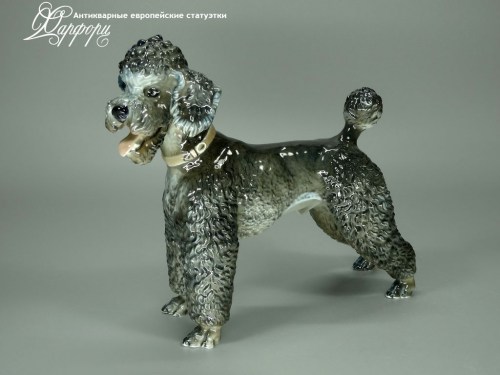 Купить фарфоровую статуэтку Rosenthal Черный пудель
